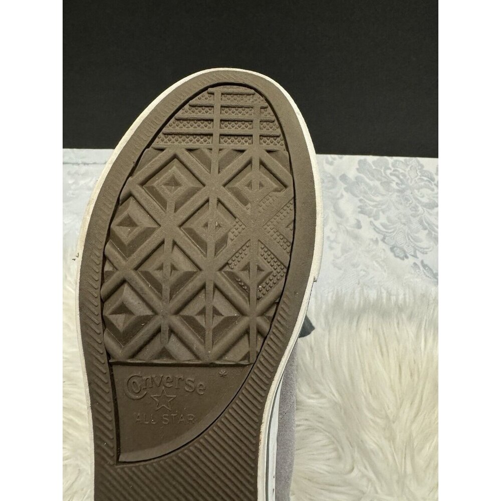 Converse‎ Chuck Taylor All Star Beverly Boot Gray Women’s Size 6 Leather - Picture 11 of 16